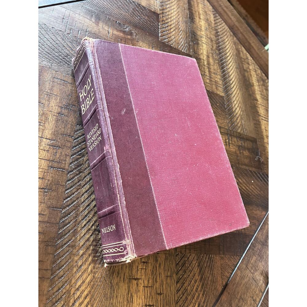 Holy Bible‎ 1952 Division of Christian Education Hardcover Vintage